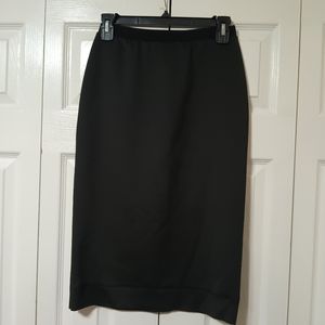 Siste's Black Slim Stretch Pencil Skirt